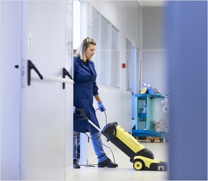 Woman Vacuuming Woman Vacuuming